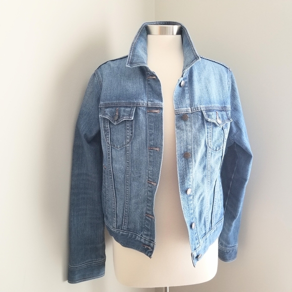 Old Navy Denim Trucker Jean Jacket XL - Picture 3 of 16